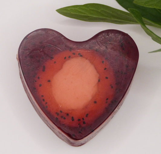 Savon Glycérine Coeur - Fraise